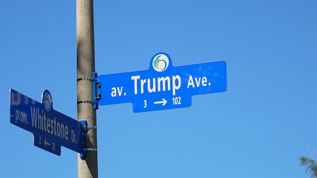 Ottawa police investigating apparent sale of missing Trump Avenue sign