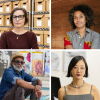 Clockwise from top left: forensic anthropologist Kate Spradley, labor economist and economic historian Ellora Derenoncourt, organic chemist Song Lin, sociologist and energy policy researcher Holly Jean Buck, artist Christine Sun Kim and public artist Chip Thomas.