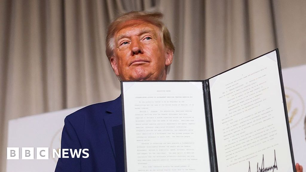 Trump rules out joint US-China venture to develop AI - BBC