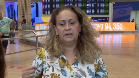 Mother of passenger on Israel-bound flight describes incident – video