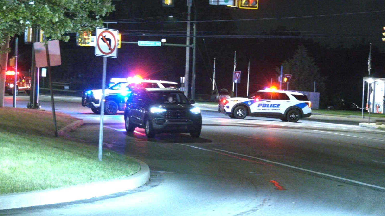 Pedestrian dies after being hit by both a car and tractor-trailer in Montgomery County