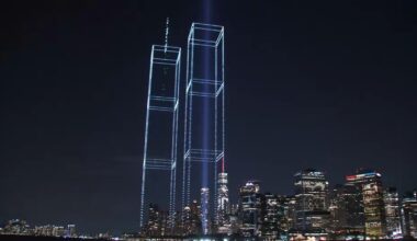 Drone show recreates Twin Towers, honors 2,977 victims ahead of 25th anniversary of 9/11 attacks in New York