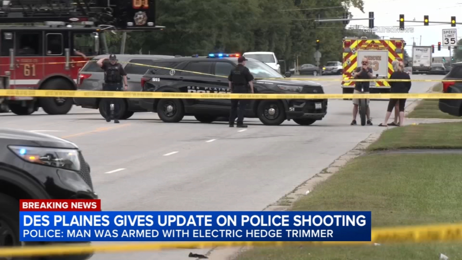 Des Plaines shooting: Police say Ayham Babidi 'armed with an electric hedge trimmer' before shot by officer