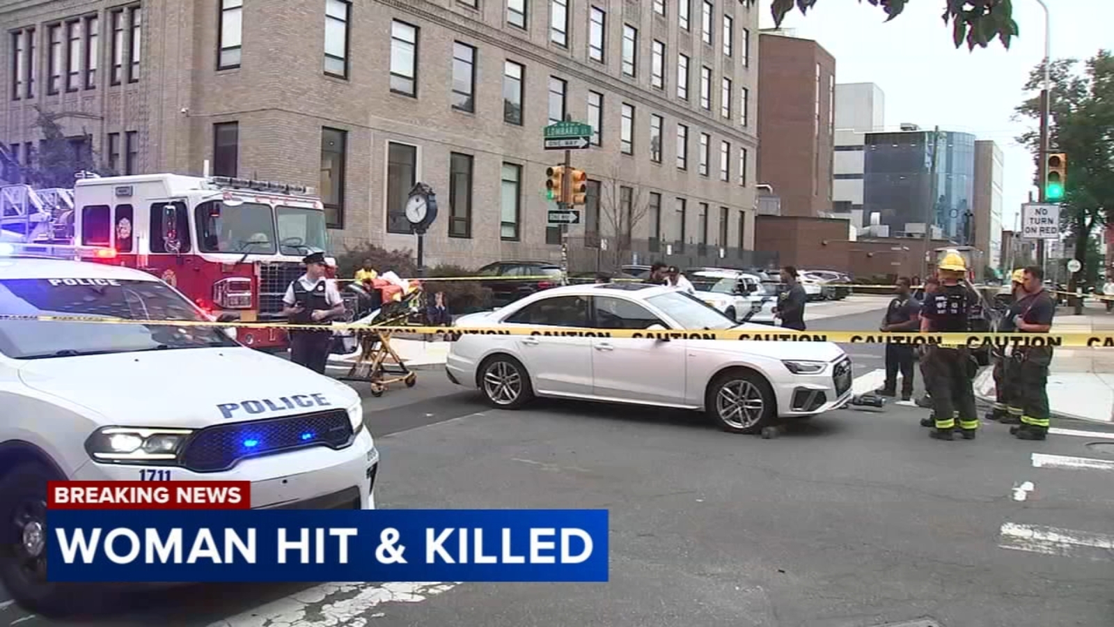 Pedestrian struck, killed by vehicle that allegedly had green light in Center City Philadelphia