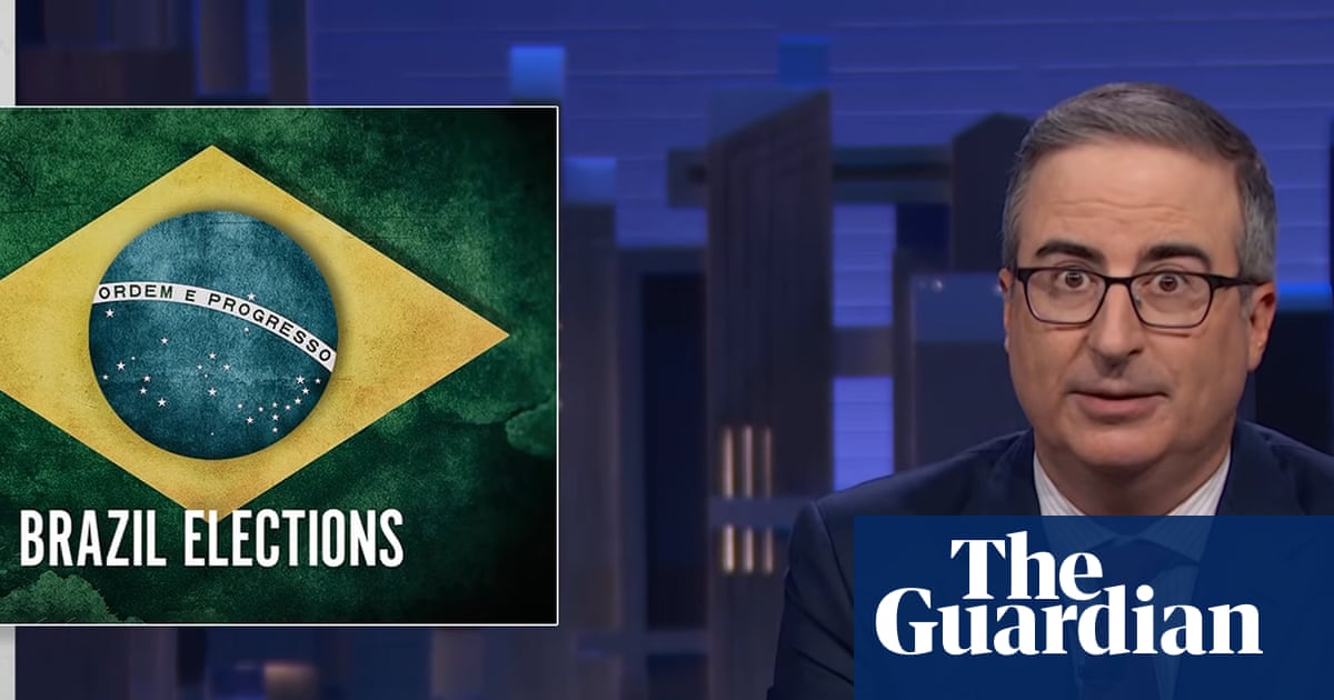 John Oliver on Brazil’s Flávio Bolsonaro: ‘Fearmongering and flagrant daddy issues’ | John Oliver