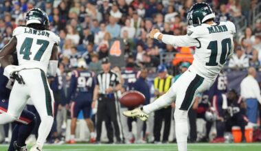 In a messy Eagles opener, Braden Mann's punts were clutch