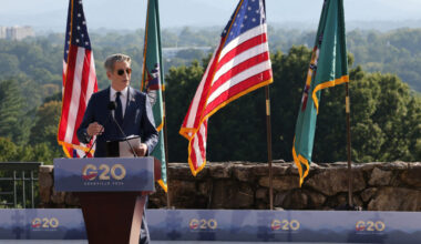 G20 finance ministers and central bank governors meet in Asheville