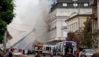 Russia strikes Ukraine Security Service headquarters in central Kyiv