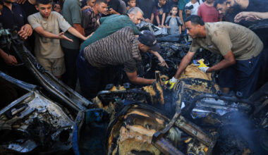 Israeli strike kills a man and his daughter in Gaza, medics say