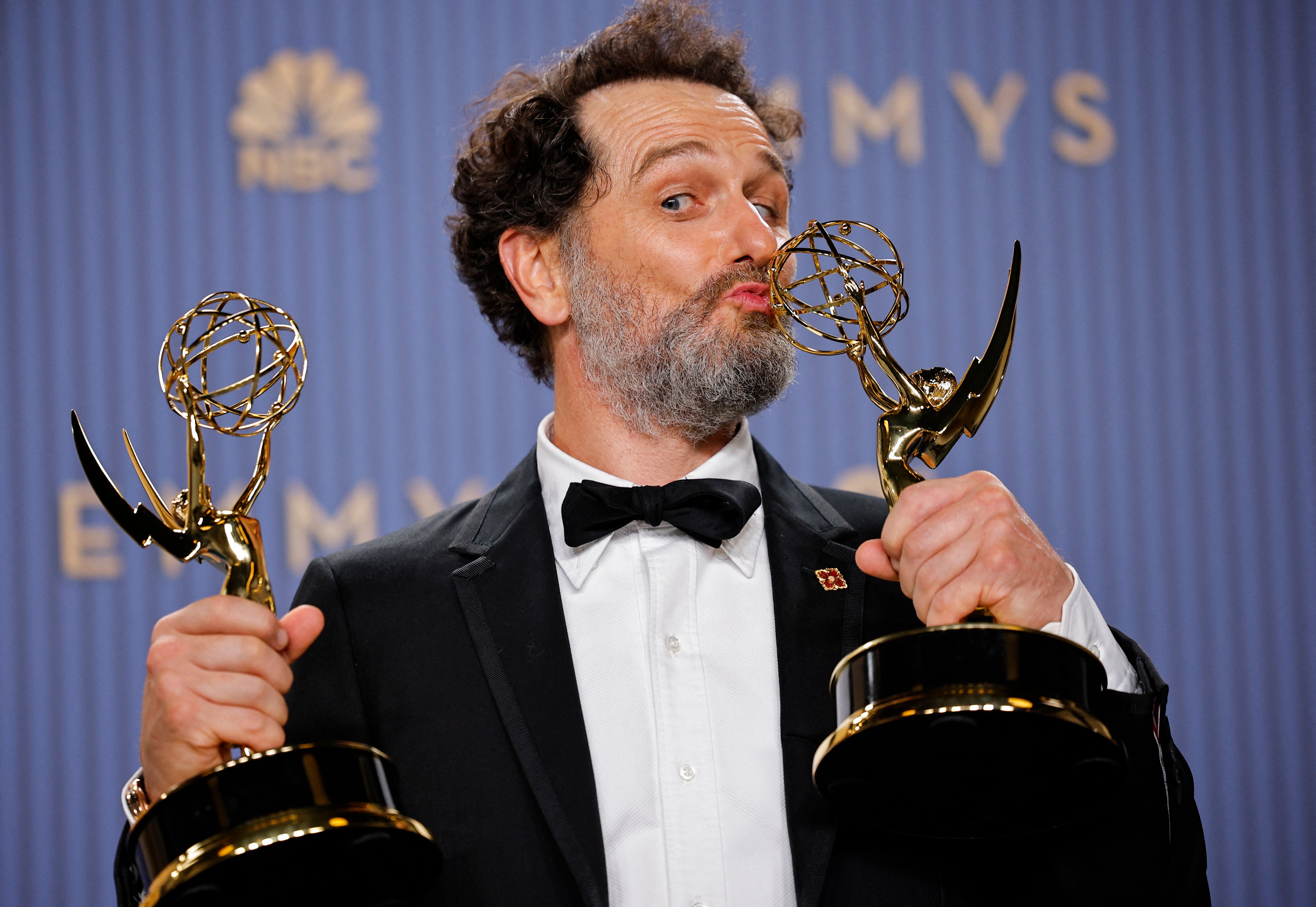 Matthew Rhys became the first actor in Emmys history to win in two different leading categories on the same night