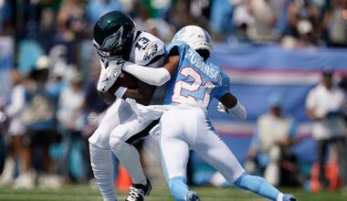 Game ball, three stars, and snap count analysis: Week 2, Eagles at Titans