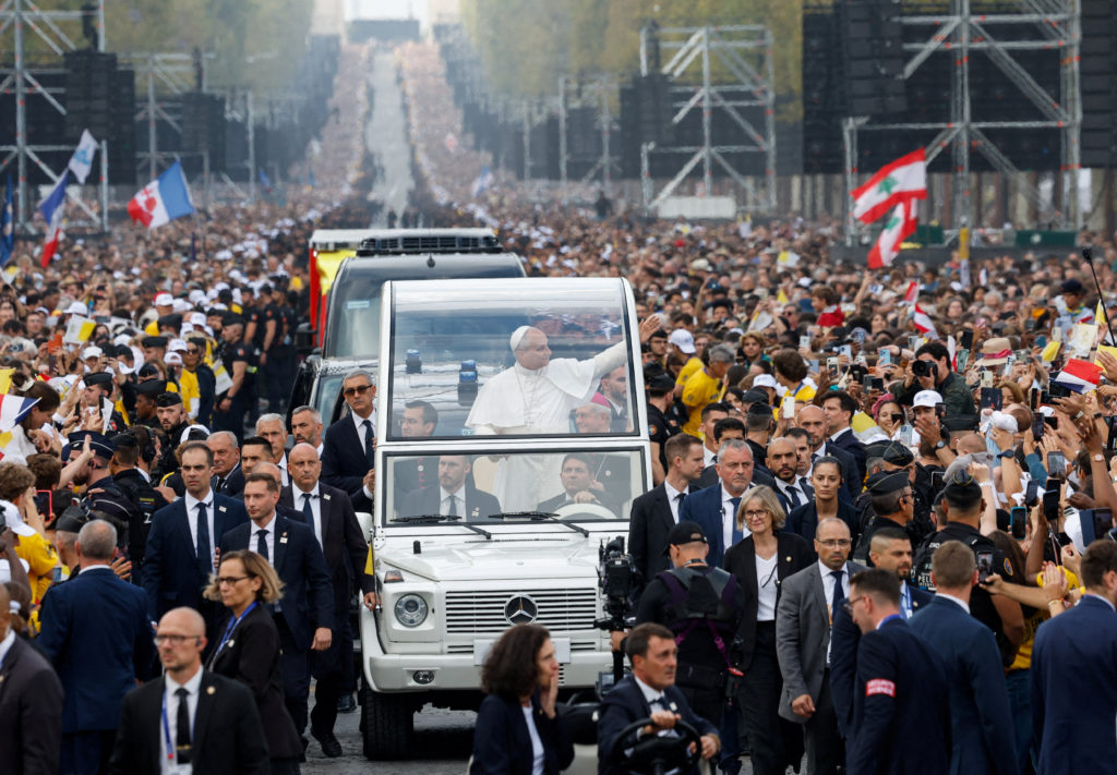 Pope Leo visits France