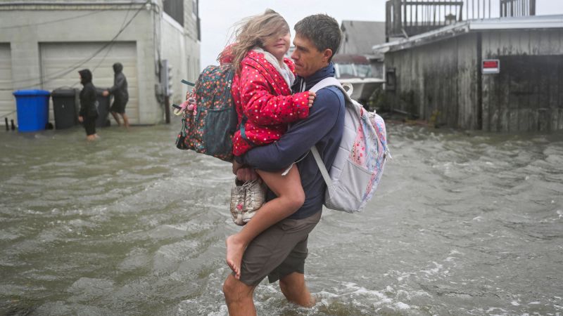 Live updates: Powerful Nor’easter digs in on the East Coast