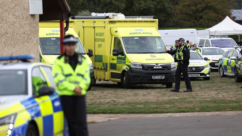 UK counter-terror police investigate after several arrested near base used by US forces
