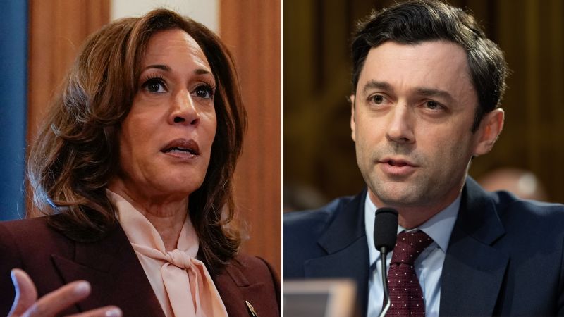 Kamala Harris to campaign with Sen. Jon Ossoff as part of midterms swing