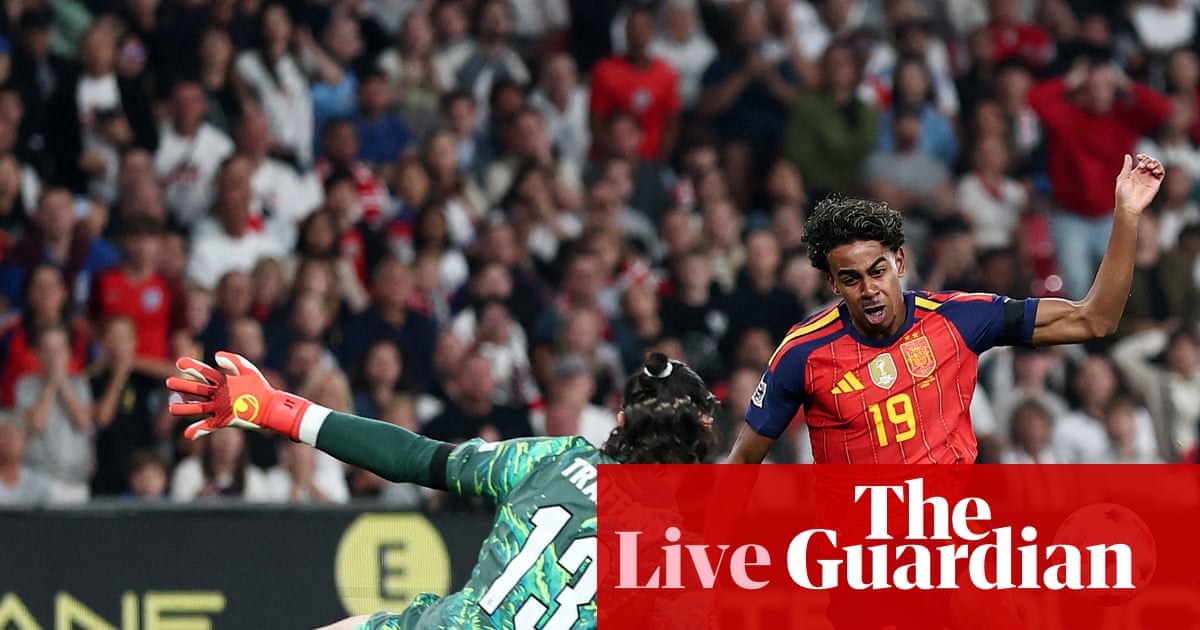 England v Spain: Nations League football – live | Nations League