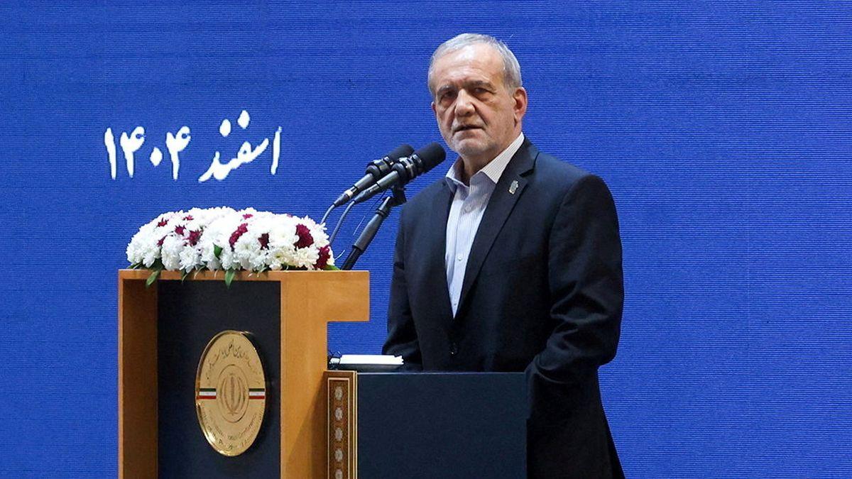The Iranian delegation includes President Masoud Pezeshkian