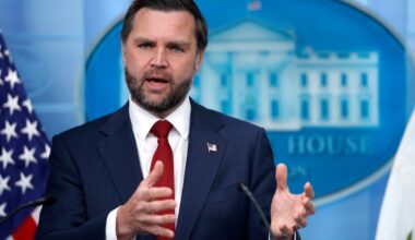 JD Vance took the White House press briefing to a very strange place