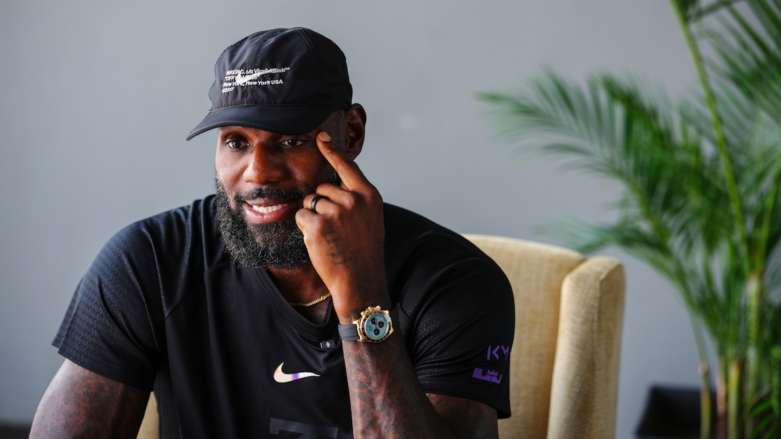 LeBron Wears 76ers Jersey, Hypes Joel Embiid, Dishes on New Role and More from NBA Media Day
