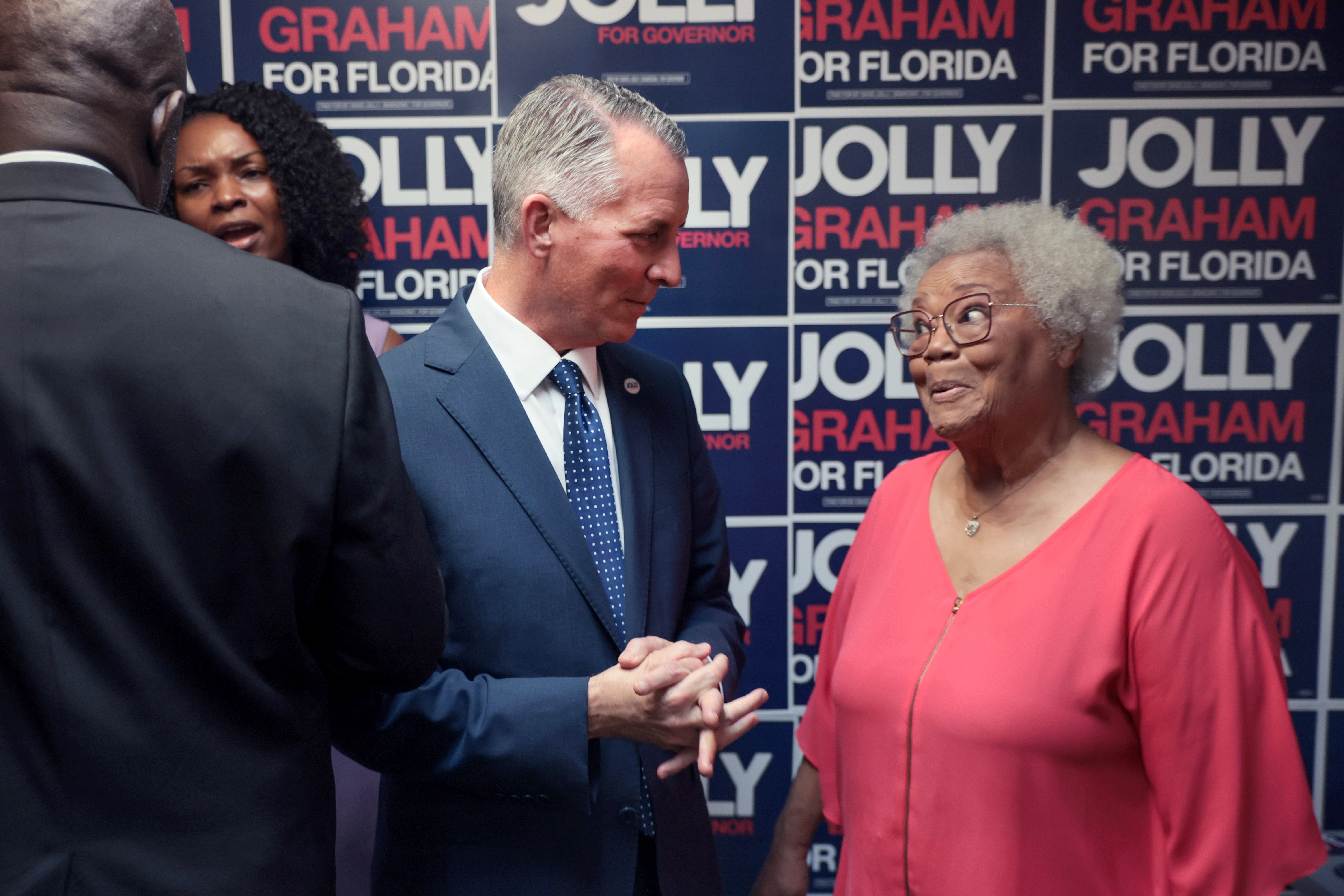 Democrat David Jolly is trying to be the first Democrat since 1994 to win the governorship of Florida.