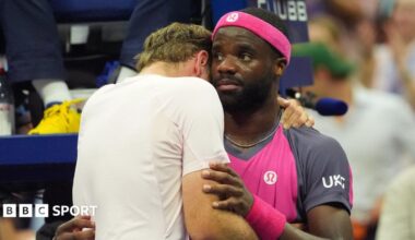 Frances Tiafoe consoles Alex Michelsen