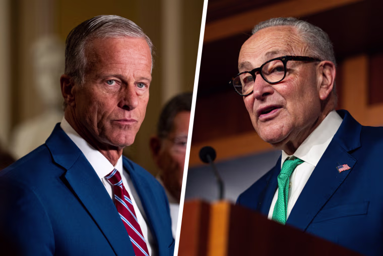 John Thune and Chuck Schumer