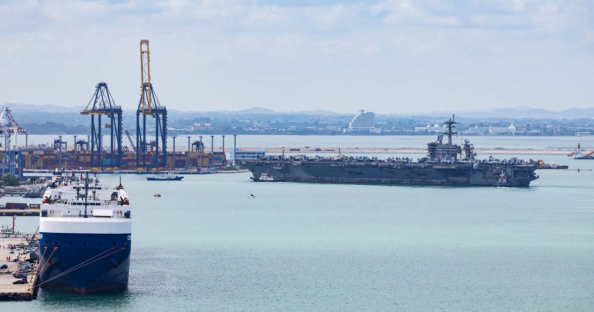USS Abraham Lincoln arrives in Thailand after extended Iran deployment