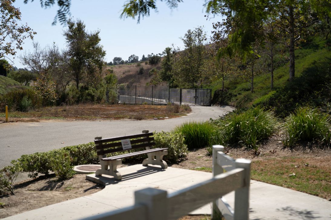 A road leading to the Horno Creek basin in Ladera Ranch on Friday, September 18, 2026.