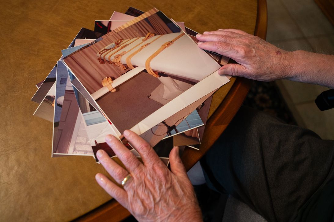 McAndrew looks at photographs from his time working on executions in Florida and Texas.