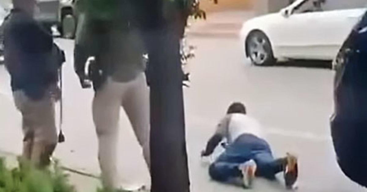 Video shows injured man on the ground after ICE mistakenly targets him