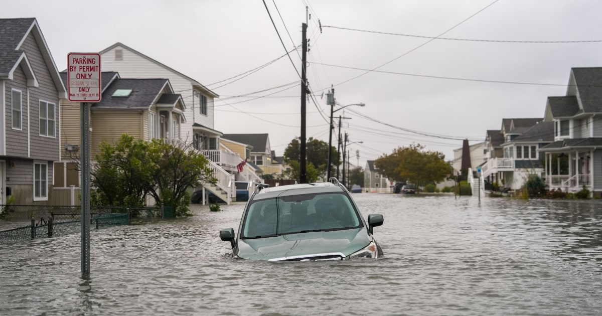 Powerful nor’easter causes coastal flooding and knocks out power to parts of the Northeast