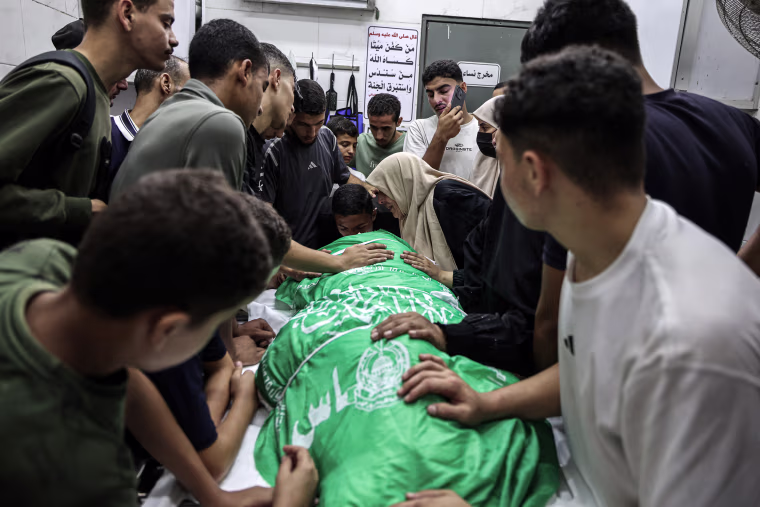 Funeral Held For Hamas Commander Killed In Israeli Strike