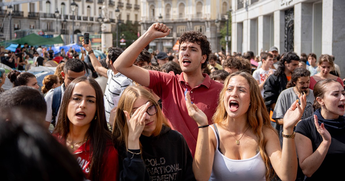 Housing protests spread across Spain after 87-year-old is evicted from home