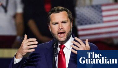 JD Vance pitches himself as Trump’s political heir on day two of Republican midterm convention | JD Vance