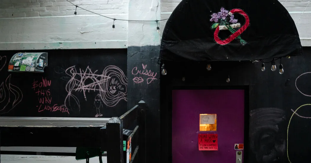 Saturday Night, No Mask Required, at the Last Ditch Lesbian Bar in Massachusetts