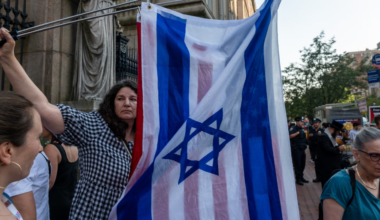 Pro-Israel demonstrators