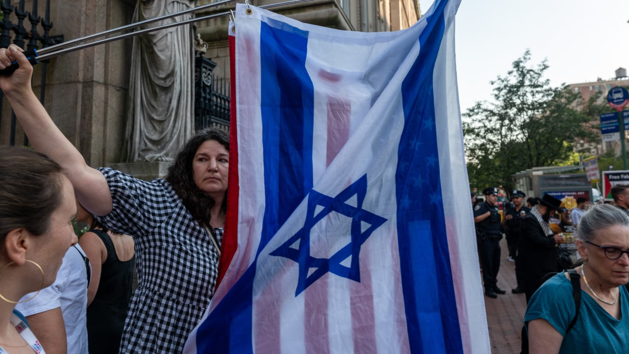 Pro-Israel demonstrators