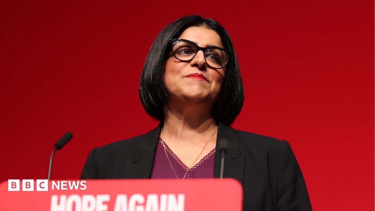 Shabana Mahmood addresses Labour's annual conference