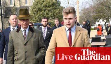 Reform officials suspended over donations investigation will not ‘come back’, says party chair – UK politics live | Politics