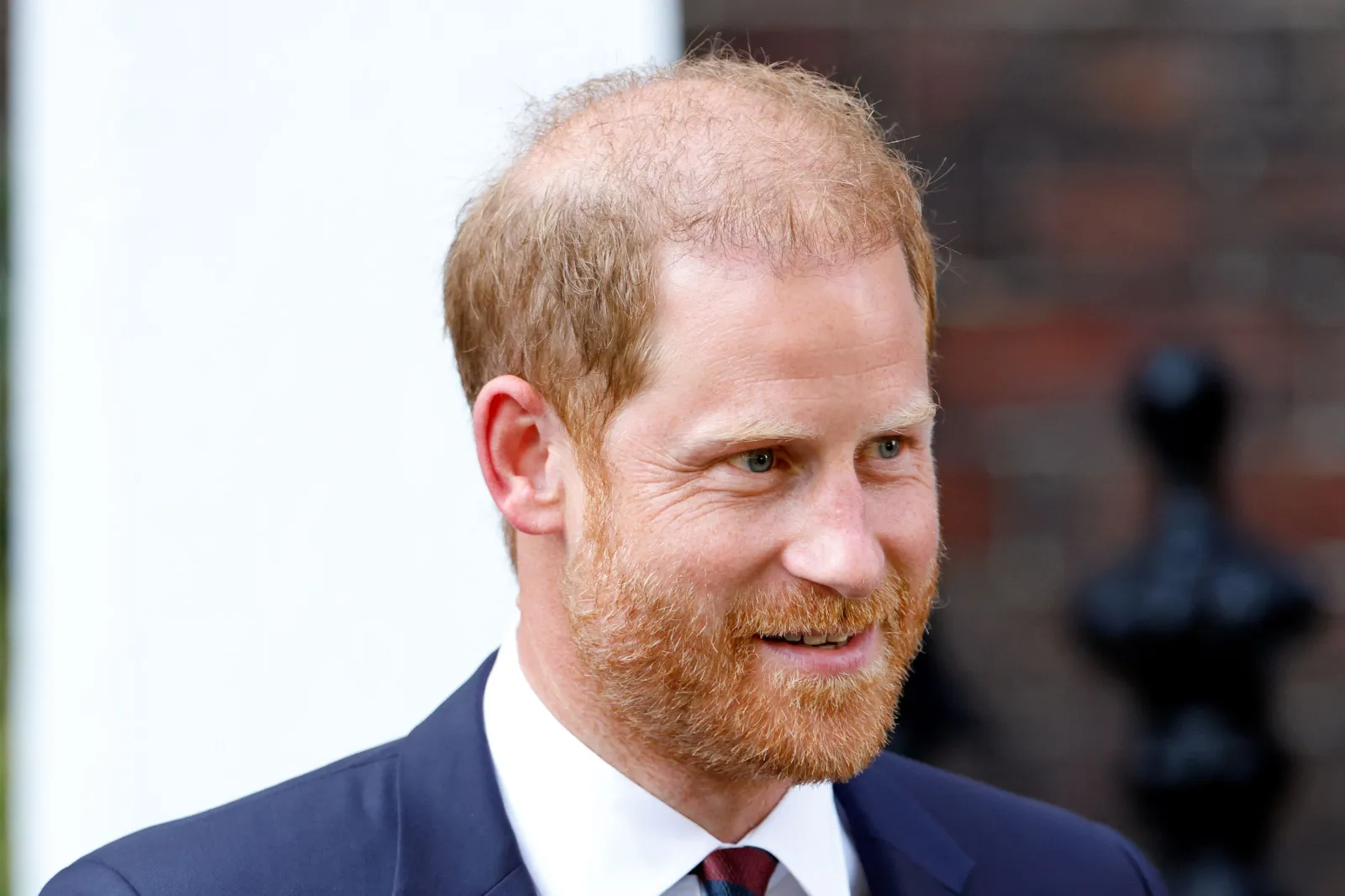 Prince Harry is seen at Chatham House in London, on July 7, 2026, when Uganda's inclusion in the Invictus Games was announced.