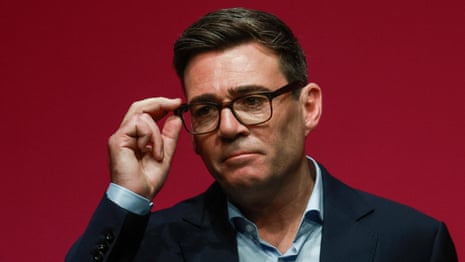 Andy Burnham fights tears as he speaks of his dad at Labour conference – video
