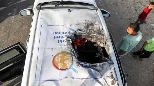Aid workers in Gaza killed by Israel due to guilt by association: Probe｜Arab News Japan