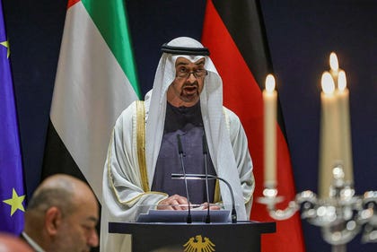 Mohamed bin Zayed Al Nahyan, earlier this month.
