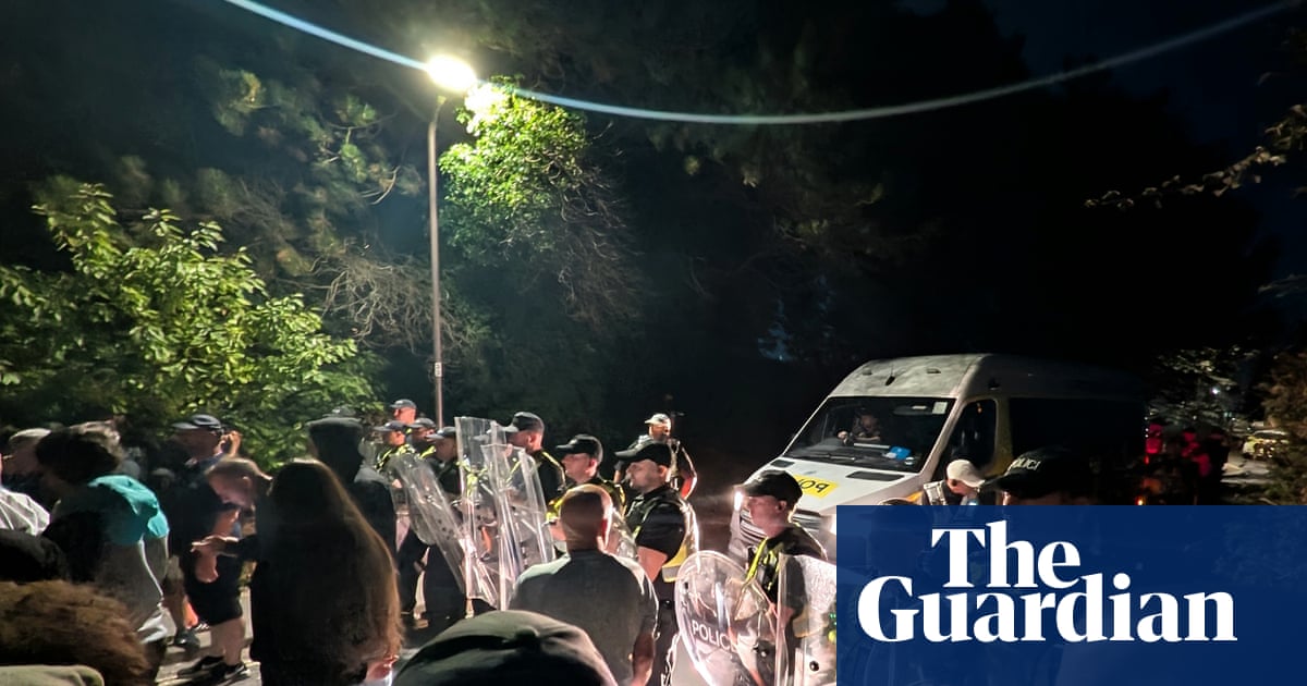 ‘Army of Christian patriots’: how a black-clad vigilante group swarmed Portsmouth | Far right