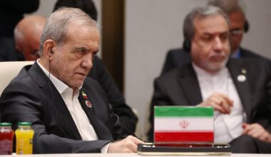 Iran's president, Masoud Pezeshkian, attended the Shanghai Cooperation Organisation summit in Bishkek Tuesday.