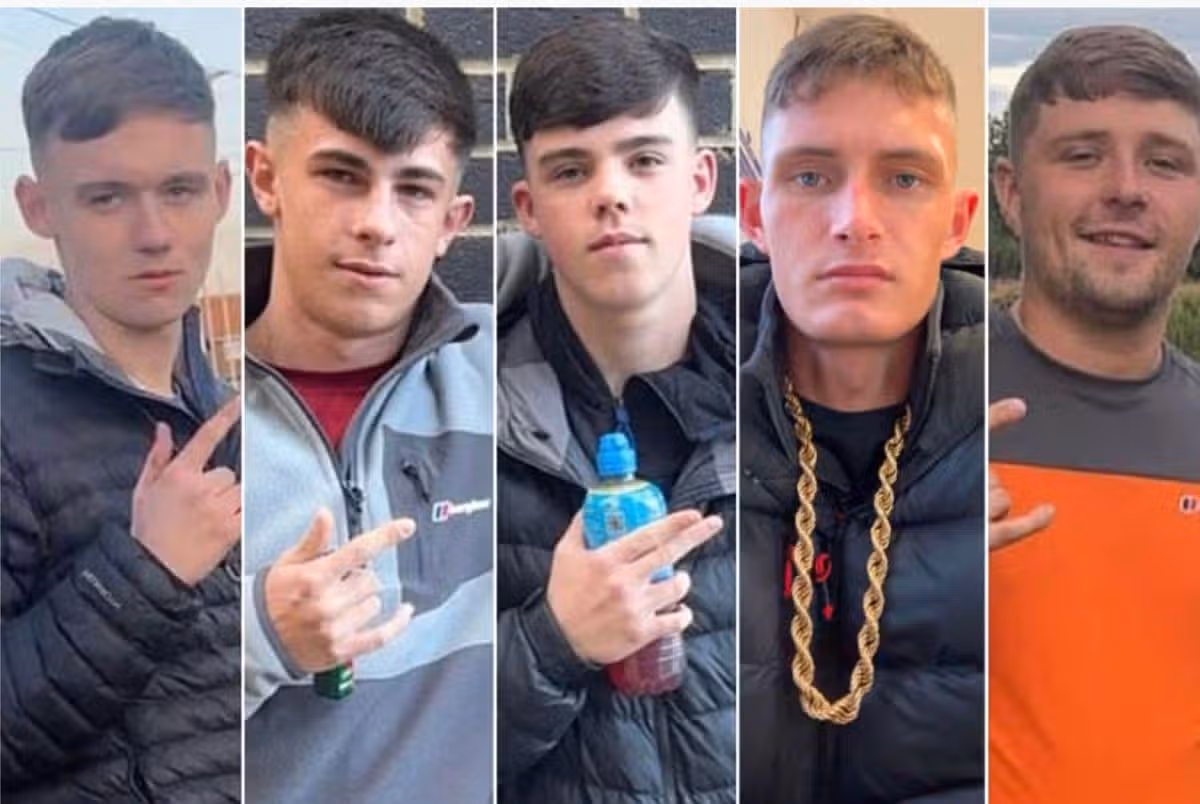 Makai Saddington, Theo Rae, Cole Worthy, Michael Cahill and Jakub Matusiak