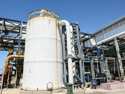 The Sorek desalination plant in Rishon Letzion, April. Credit: Ofer Vaknin The Sorek desalination plant in Rishon Letzion, April.