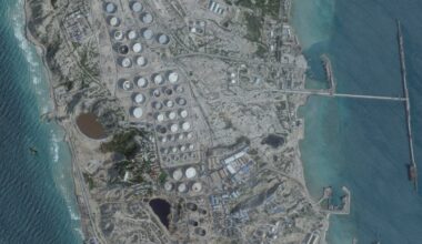 Explosions reported on Iran's Kharg Island, in Jask