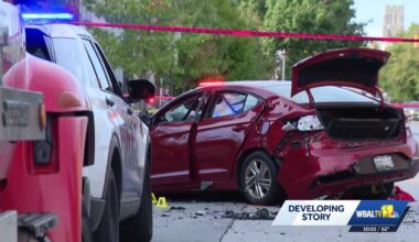 Stolen car strikes MTA bus, 16 people sent to area hospitals