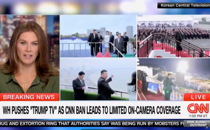 North Korean state television was similar to Trump TV, Burnett said Tuesday, showing examples of the regime's broadcasts.
